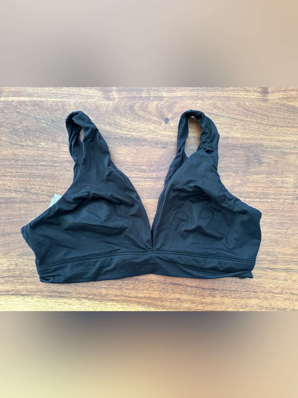 Victoria's Secret Black Wireless V-Neck Bralette